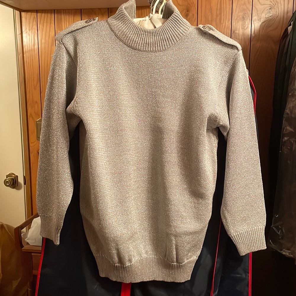 Silver sweater